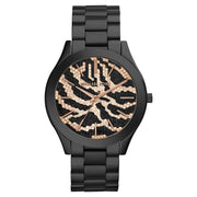 Michael Kors Rose Gold Pave Zebra Women's MK3316 - Shams Shopping Centre Shams Shopping Centre  