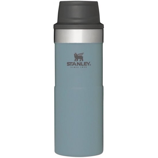 Stanley Classic Trigger Action Travel Mug | 0.35L | Shale - Shams Shopping Centre Stanley  