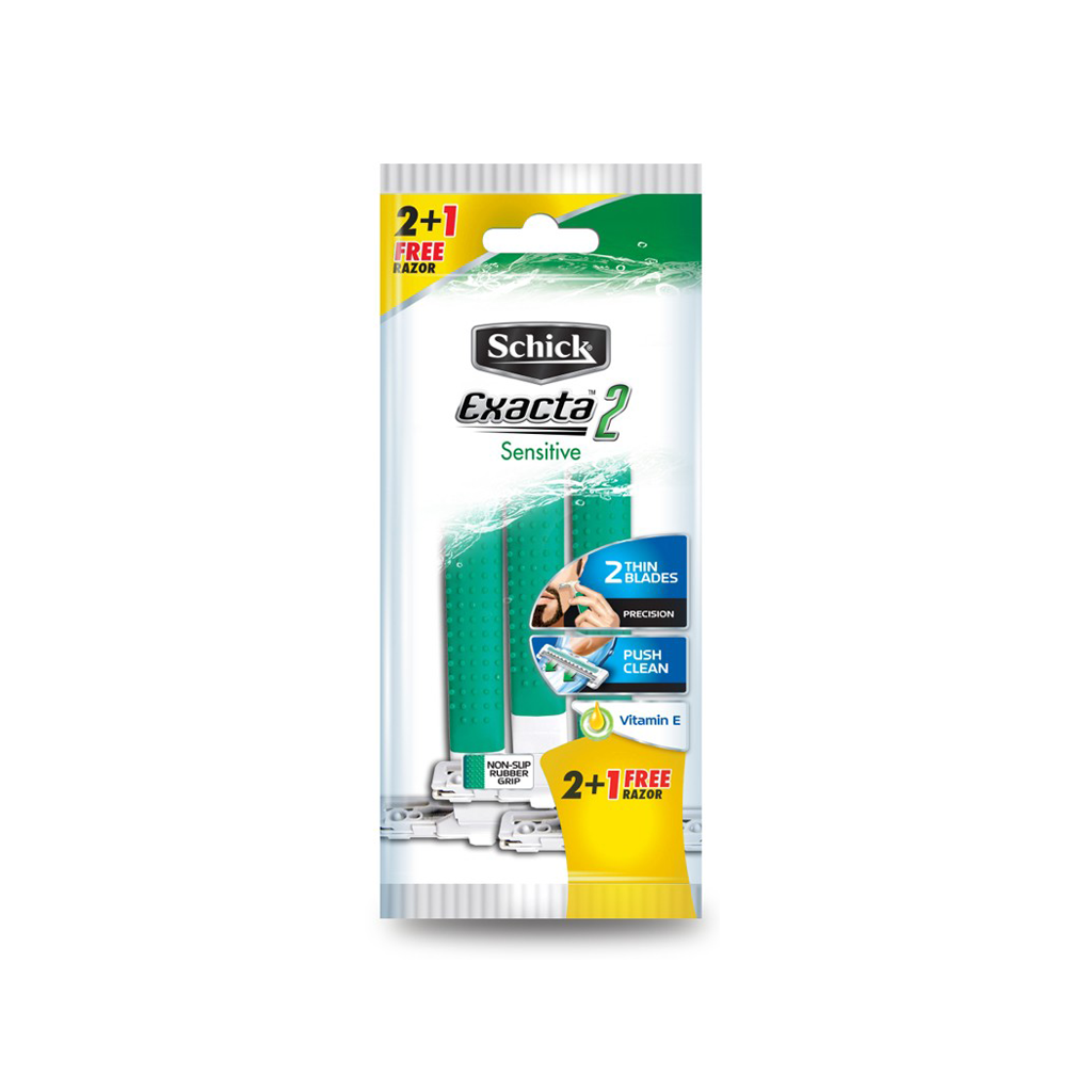 Schick Exacta 2 Sensitive 1s - Shams Shopping Centre Shams Shopping Centre  