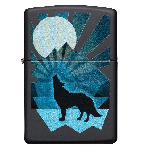 Zippo Lighter Wolf & Moon Design 29864 - Shams Shopping Centre Zippo  