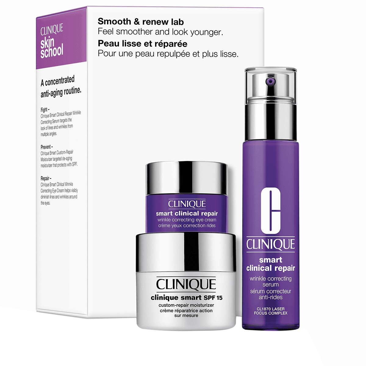 Clinique Smart Smooth & Renew Lab 3p Set - Shams Shopping Centre Clinique  