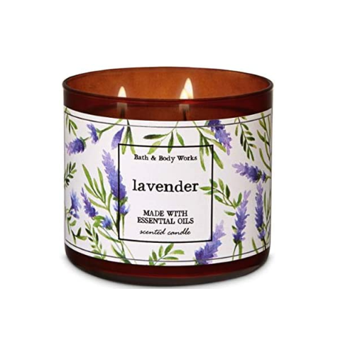 BBW Lavender Scented Candle 411g - Shams Shopping Centre Bath & Body Works  