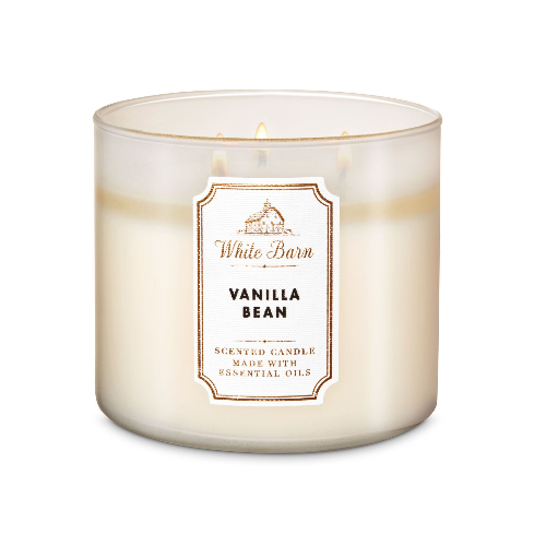 BBW White Barn Vanilla Bean Scented Candle 411g - Shams Shopping Centre Bath & Body Works  
