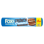 Fox's Crunch Creams Chocolate & Cream 200g - Shams Shopping Centre Fox'S  