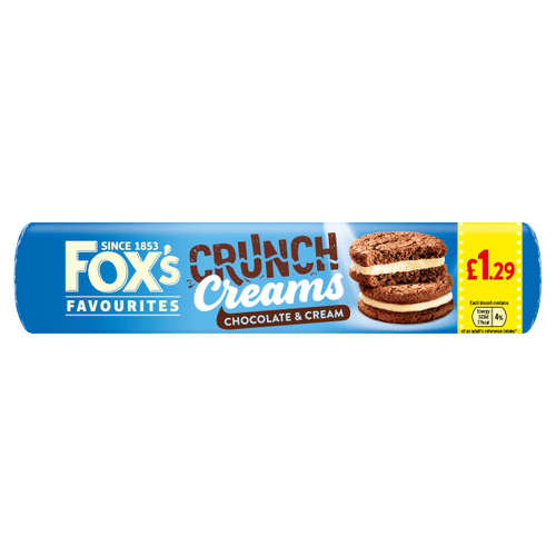 Fox's Crunch Creams Chocolate & Cream 200g - Shams Shopping Centre Fox'S  