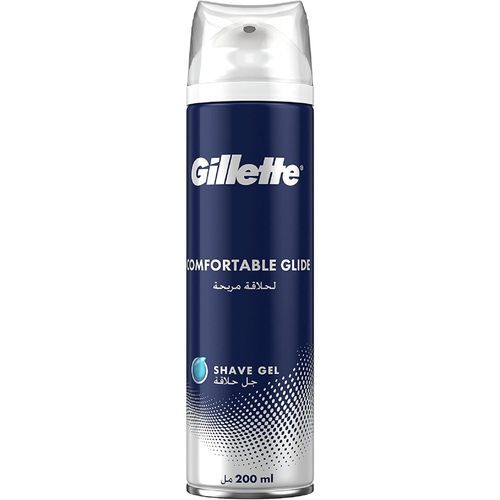 Gillette Comfortable Glide Shave Gel 200ml - Shams Shopping Centre Gillette  