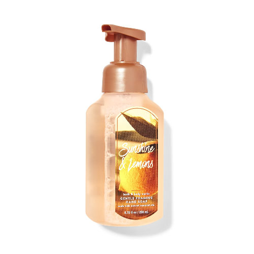 BBW White Barn Sunshine & Lemons Gentle Foaming Hand Soap 259ml - Shams Shopping Centre Bath & Body Works  