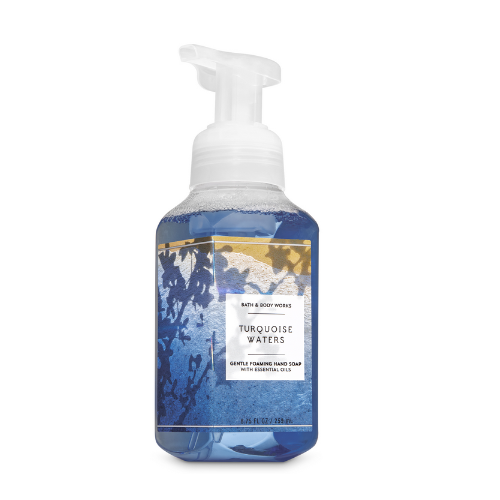 BBW White Barn Turquoise Waters Gentle Foaming Hand Soap 259ml - Shams Shopping Centre Bath & Body Works  