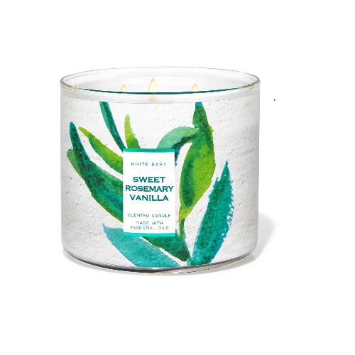 BBW Sweet Rosemary Vanilla Scented Candle 411g - Shams Shopping Centre Bath & Body Works  