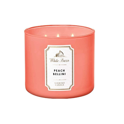 BBW Peach Bellini Scented Candle 411g - Shams Shopping Centre Bath & Body Works  