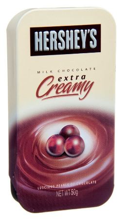 Hershey's Milk Chocolate Extra Creamy Tin 50g - Shams Shopping Centre Hersheys  