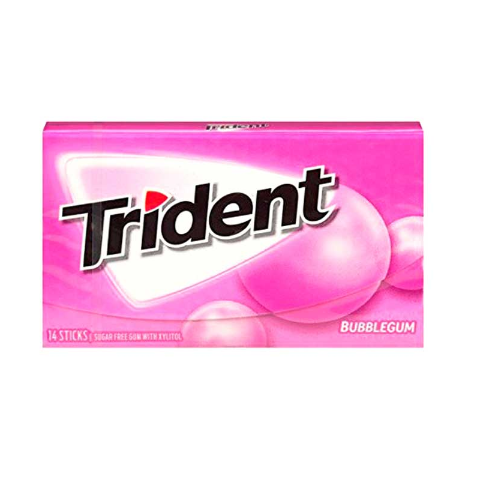 Trident BubbleGum Flavour 14s - Shams Shopping Centre Trident  