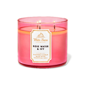 BBW White Barn Rose Water & IVY Scented Candle 411g - Shams Shopping Centre Bath & Body Works  