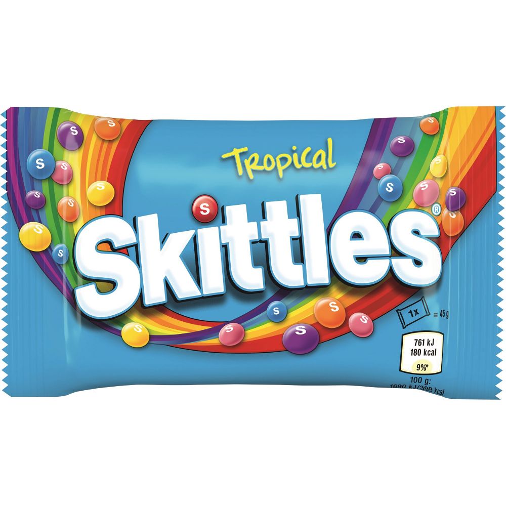Skittles Tropical 45g - Shams Shopping Centre Skittles  
