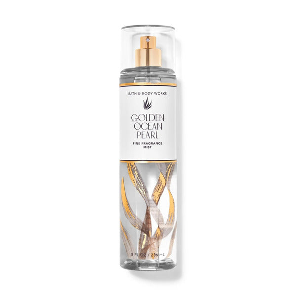 BBW Golden Ocean Pearl Fragrance Mist 236ml - Shams Shopping Centre Bath & Body Works  