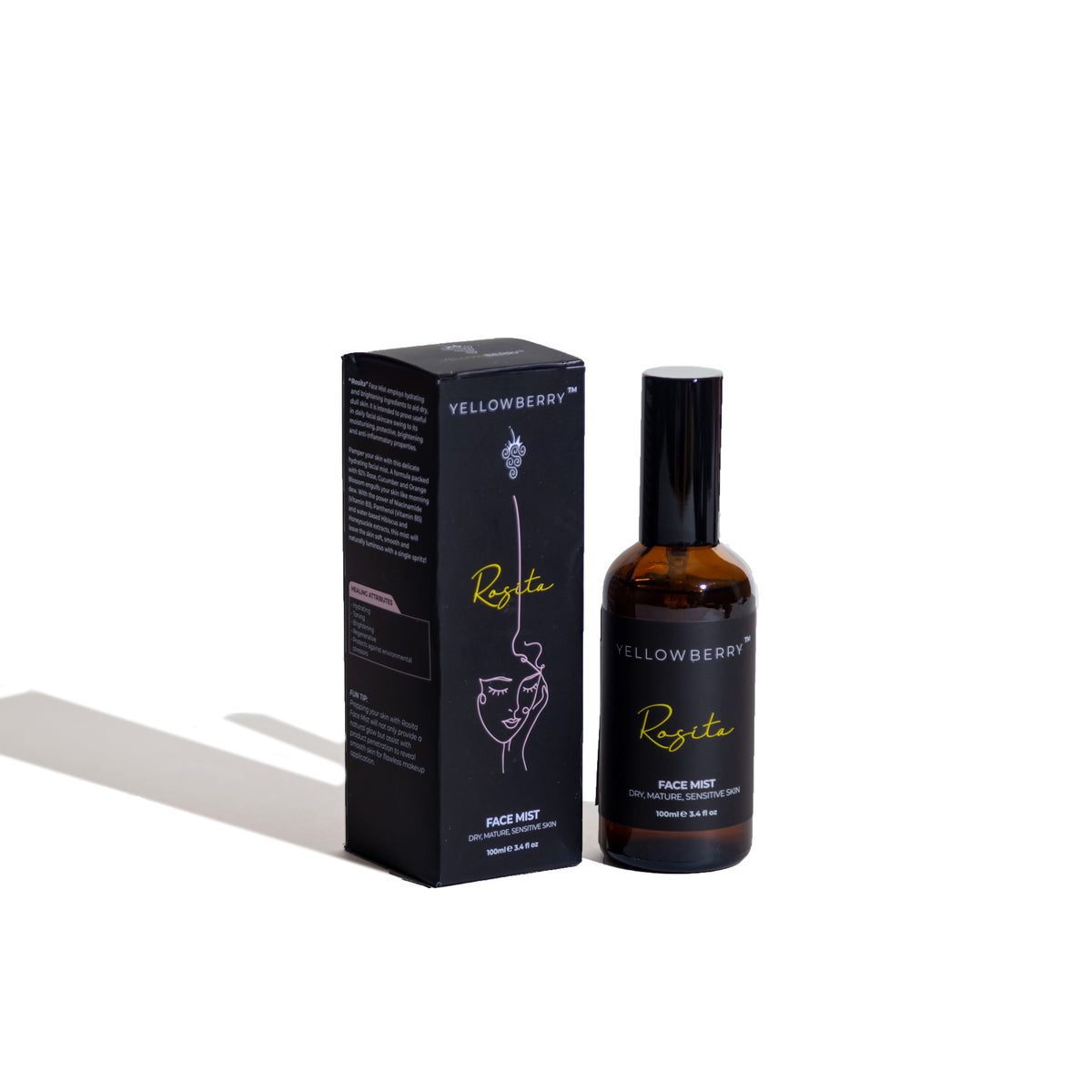 Yellowberry Rosita Face Mist 100ml - Shams Shopping Centre Yellow Berry  