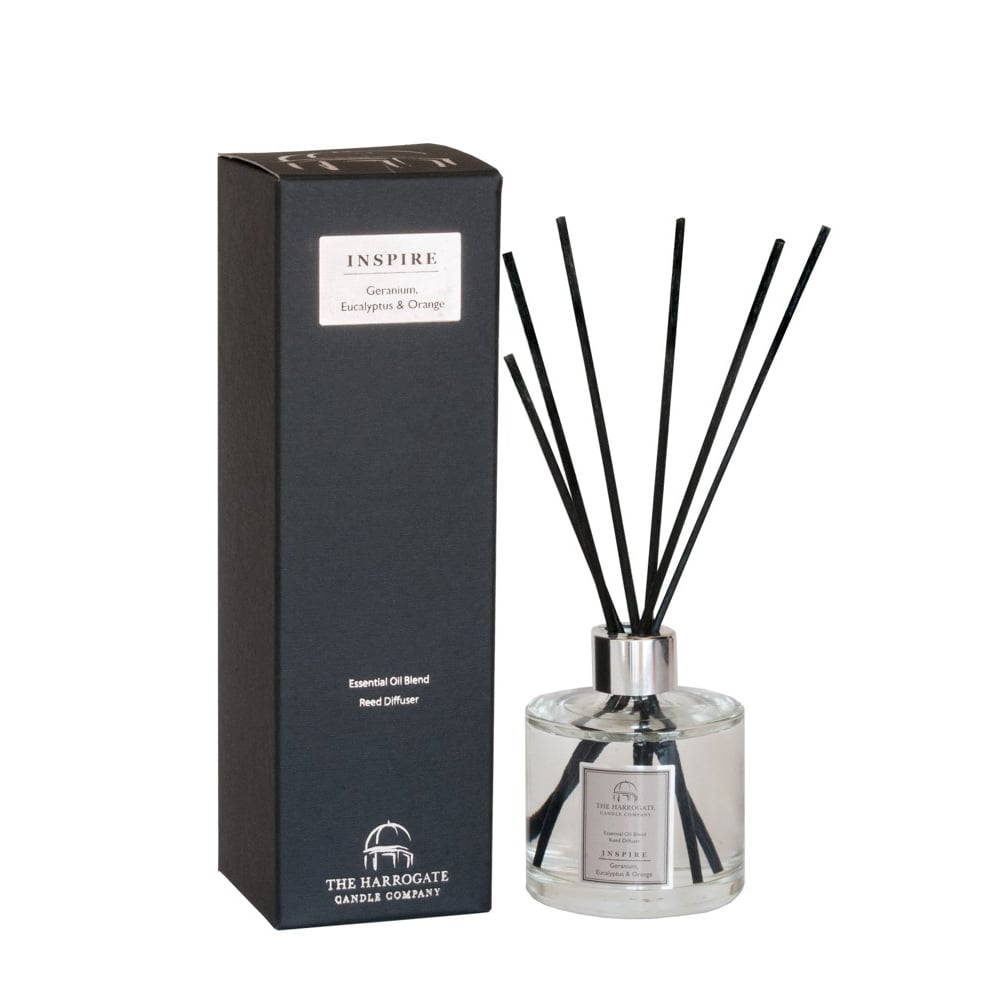 Harrogate Reed Diffuser Inspire Geranium Eucalyptus & Orange 200ml - Shams Shopping Centre The Harrogate  