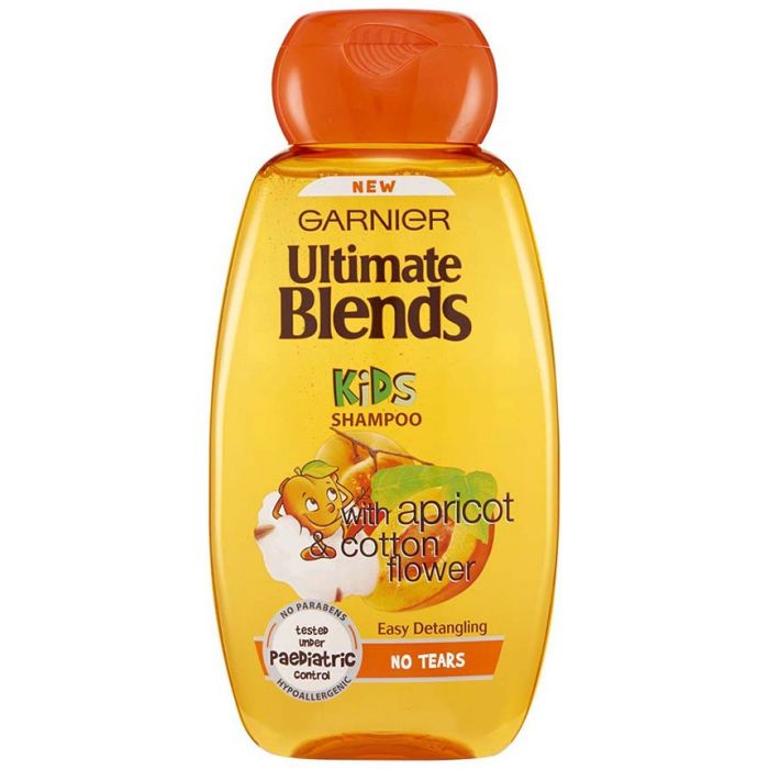 Garnier Ultimate Blends Appricot & Cotton Flavor Kids Shampoo 250ml - Shams Shopping Centre Garnier  