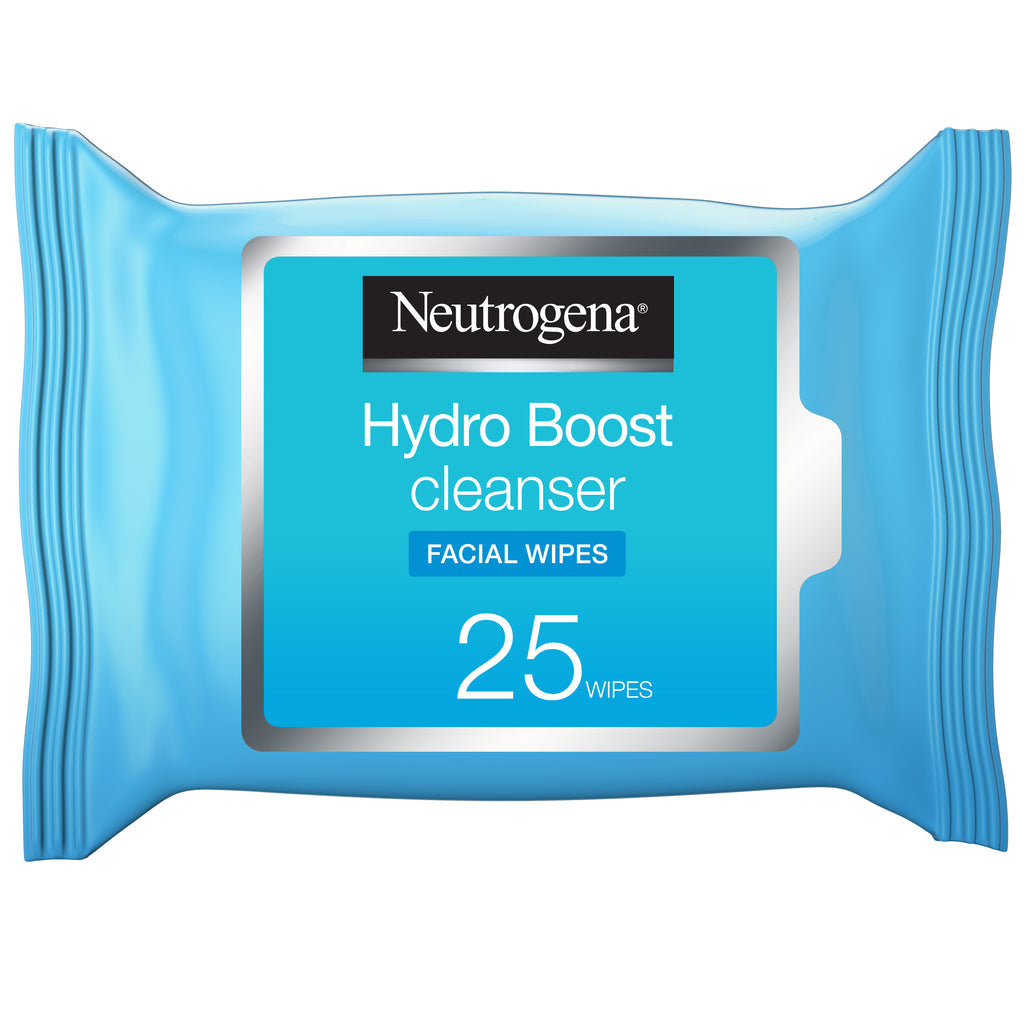 Neutrogena Hydro Boots Cleanser Facial Wipes 25 - Shams Shopping Centre Neutrogena  