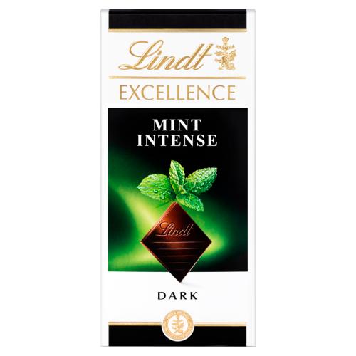 Lindt Excellence Mint Intense Dark Chocolate 100g - Shams Shopping Centre Lindt  