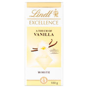 Lindt Excellence Vanila White Chocolate 100g - Shams Shopping Centre Lindt  