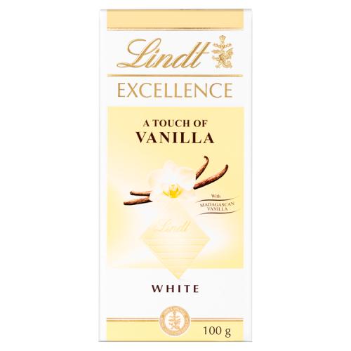 Lindt Excellence Vanila White Chocolate 100g - Shams Shopping Centre Lindt  