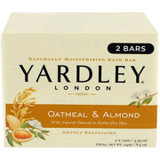 Yardley Oatmeal & Almond Soap Bar 2x120grm - Shams Shopping Centre Yardley  