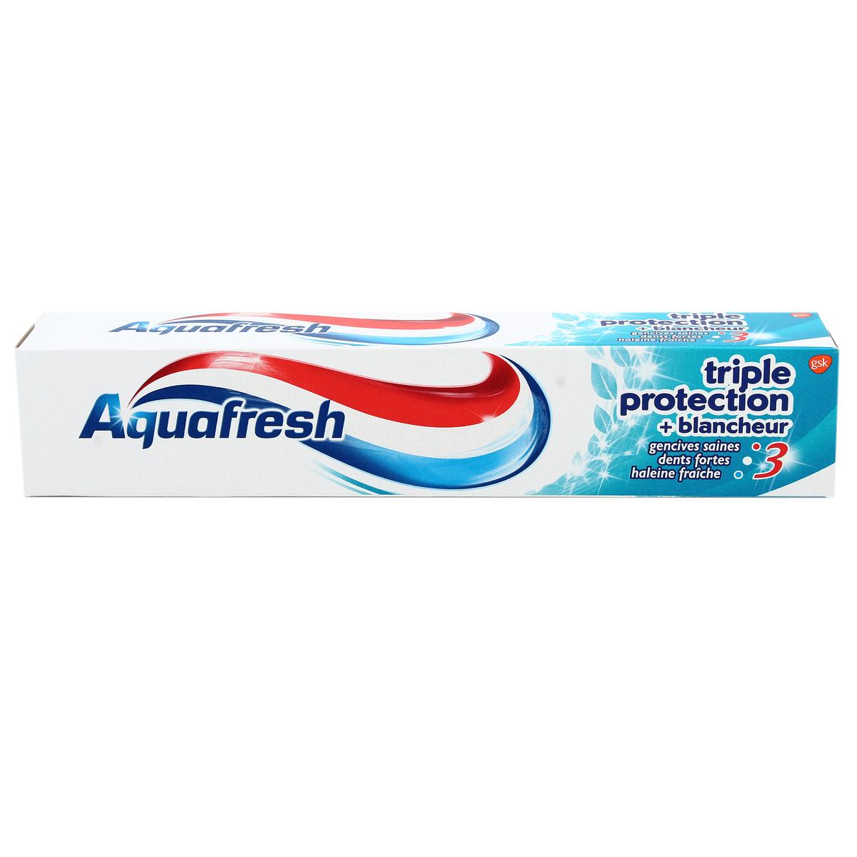 Aquafresh Triple Protection Blancheur Tooth Paste 75ml - Shams Shopping Centre Aqua Fresh  