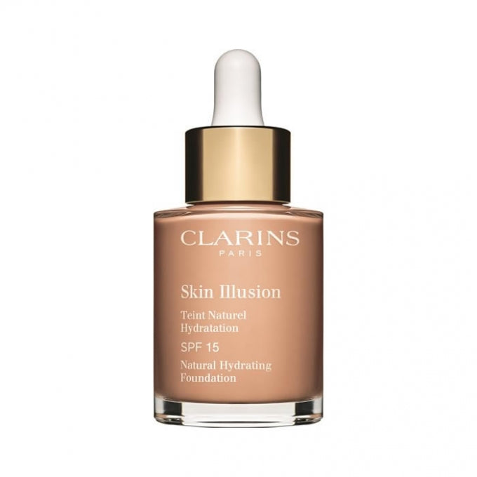 Clarins Skin illusion Foundation 107-Beige 30ml - Shams Shopping Centre Clarins  