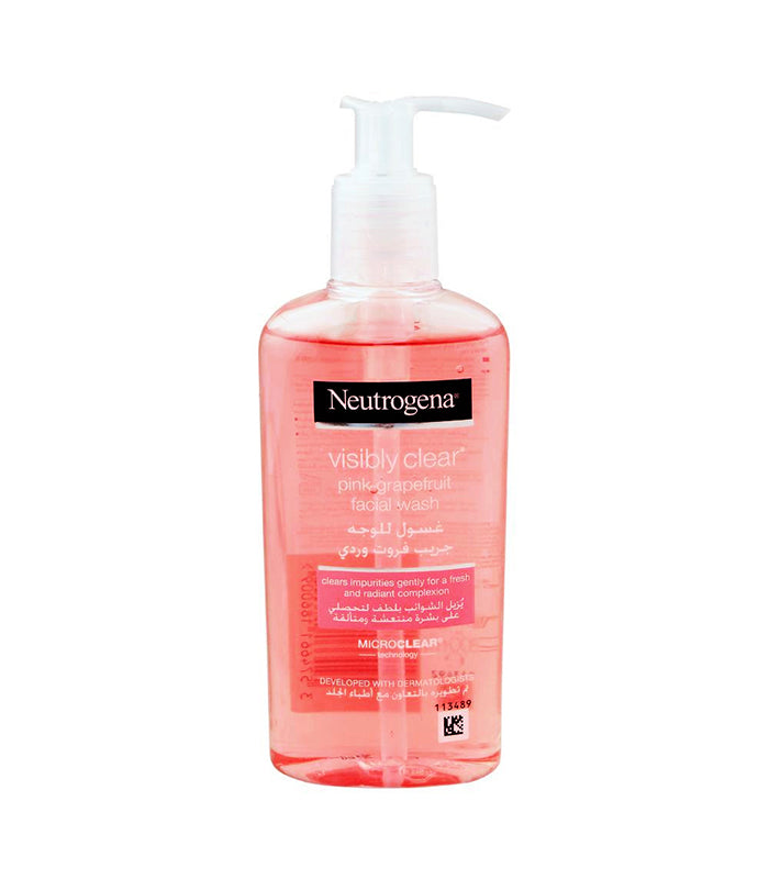Neutrogena Visibly Clear Pink Grapfruit Facial Wash 200ml - Shams Shopping Centre Neutrogena  