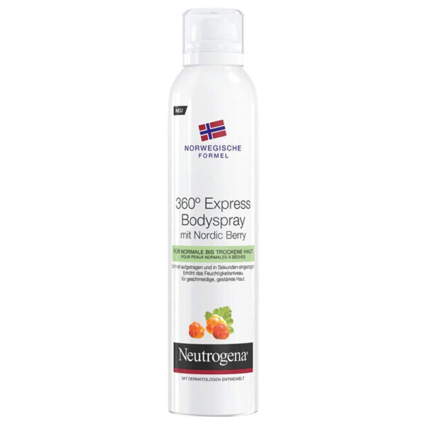 Neutrogena Express Body Spray Mit Nordic Berry Deodorant 200ml - Shams Shopping Centre Neutrogena  