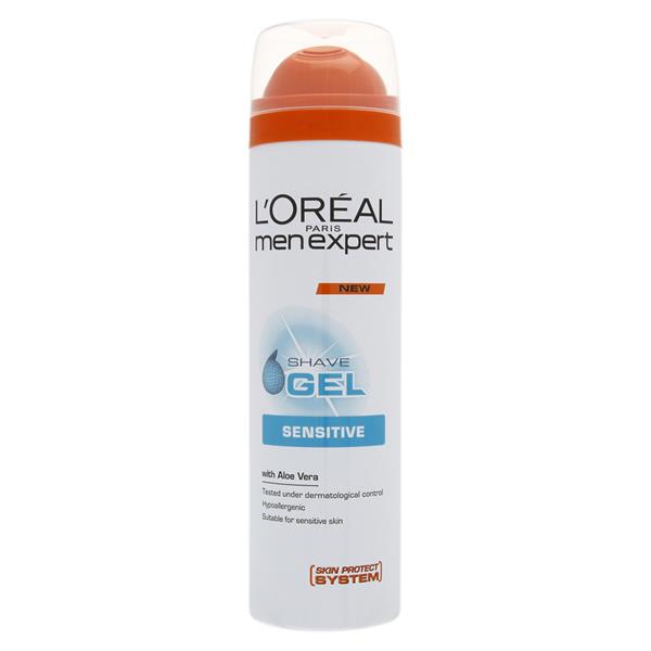 Loreal Men Expert Hydra Sensitive Shaving Gel 200ml - Shams Shopping Centre Loreal  