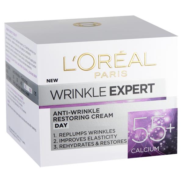 Loreal Wrinkle Expert Restoring Cream 55+ 50ml - Shams Shopping Centre Loreal  