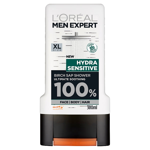 Loreal Men Expert Hydra Sensitive Shower Gel 300ml - Shams Shopping Centre Loreal  