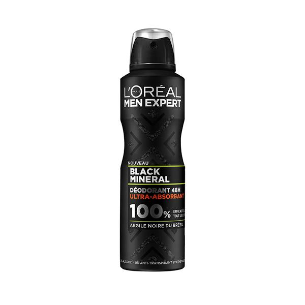 Loreal Men Expert Black Mineral Deodorant 250ml - Shams Shopping Centre Loreal  