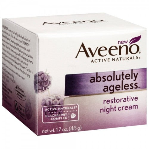 Aveeno Ageless Restorative Night Cream Blackberry 48g - Shams Shopping Centre Aveeno  