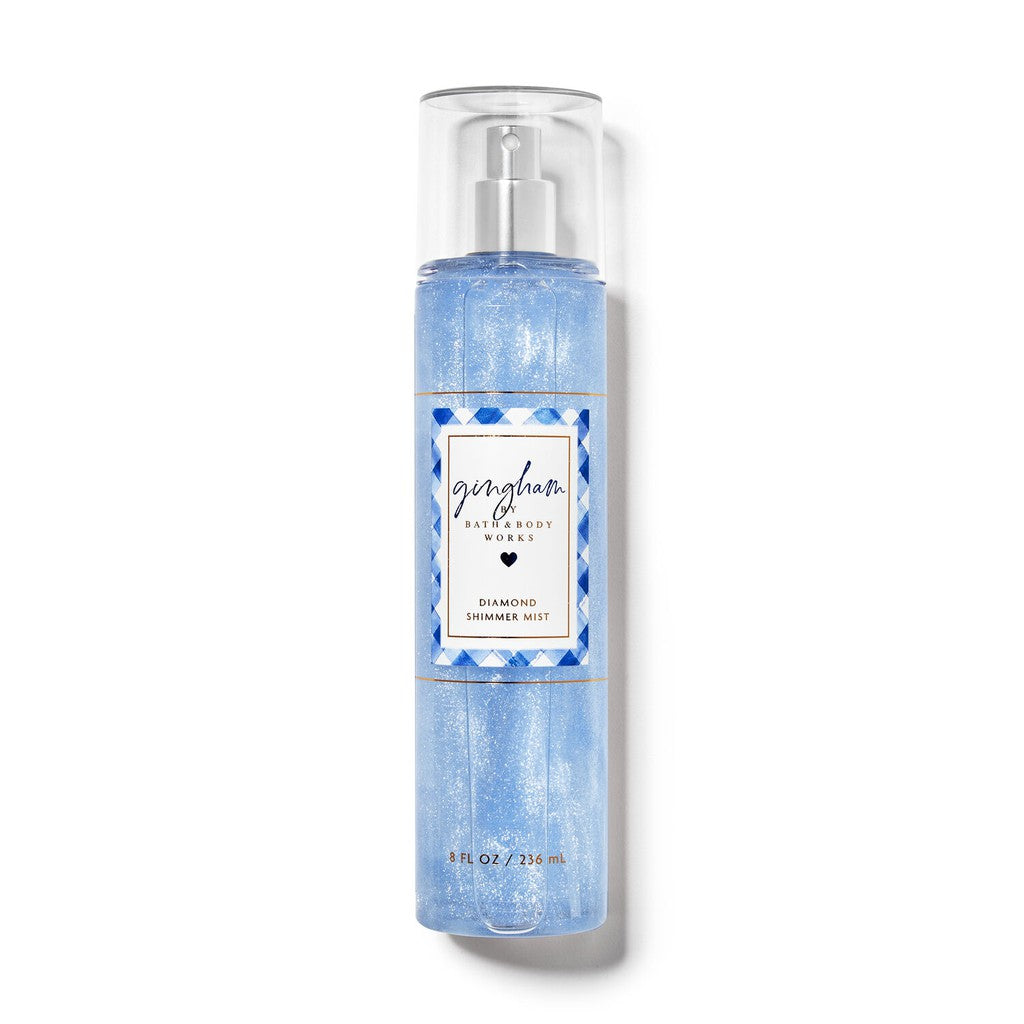 BBW Gingham Shimmer Mist 236ml - Shams Shopping Centre Bath & Body Works  
