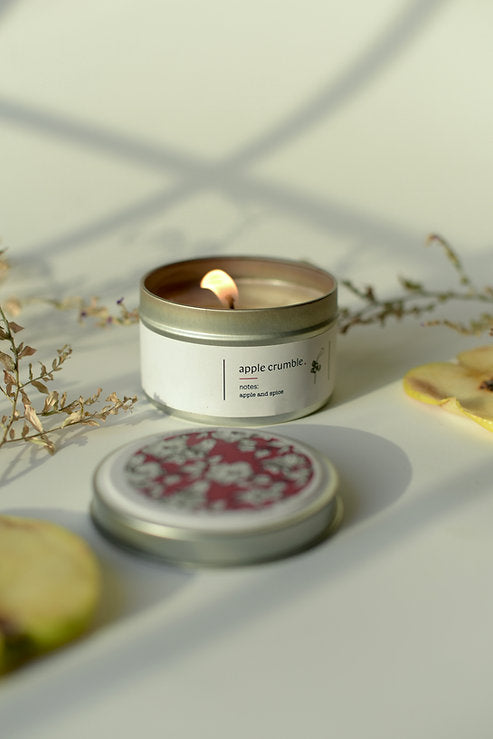 Meem Candles Studio Apple Crumble 6Oz - Shams Shopping Centre Meem Candle  