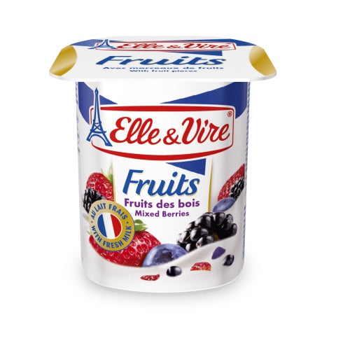Elle & Vire Fruits Mixed Berries 125g - Shams Shopping Centre Elle & Vire  