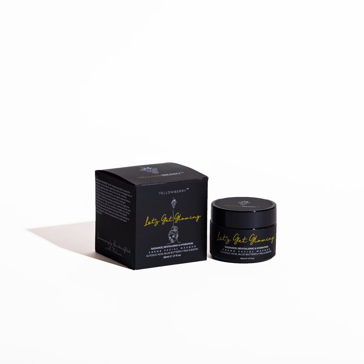 Yellowberry Let's Get Glowing Masque 50ml - Shams Shopping Centre Yellow Berry  