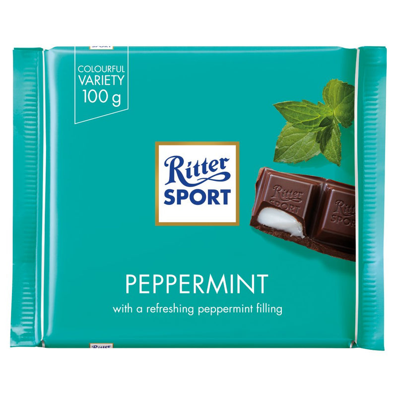 Ritter Sport Peppermint Chocolate 100g - Shams Shopping Centre Ritter Sport  