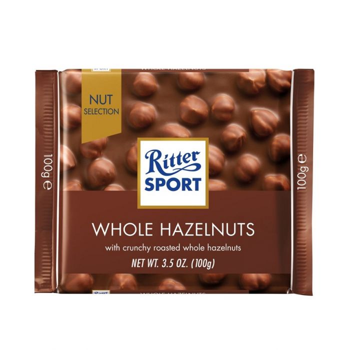 Ritter Sport Whole Hazalnut Bar 100g - Shams Shopping Centre Ritter Sport  