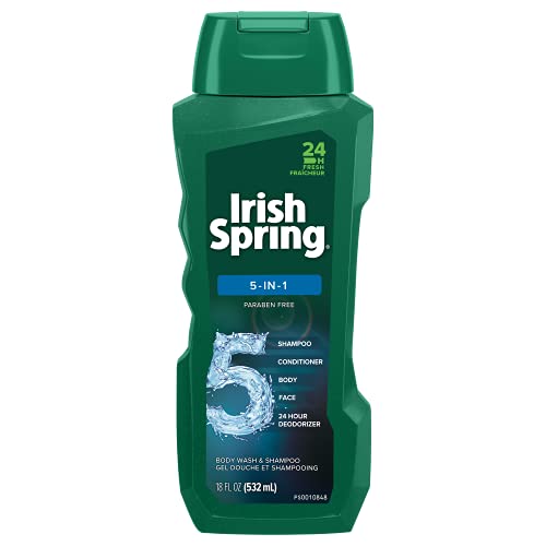 Irish Spring 5 In 1 Body Wash 532ml - Shams Shopping Centre Irish Spring  