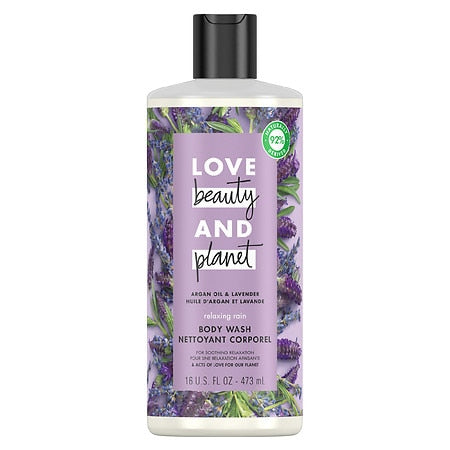 Love Beauty And Planet Argan Oil & Lavender Body Wash 473ml - Shams Shopping Centre Love Beauty And Planet  