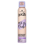 Schwarzkopf Got2b Oh My Nude Air Dry Foam Spray 200ml - Shams Shopping Centre Schwarzkoff  