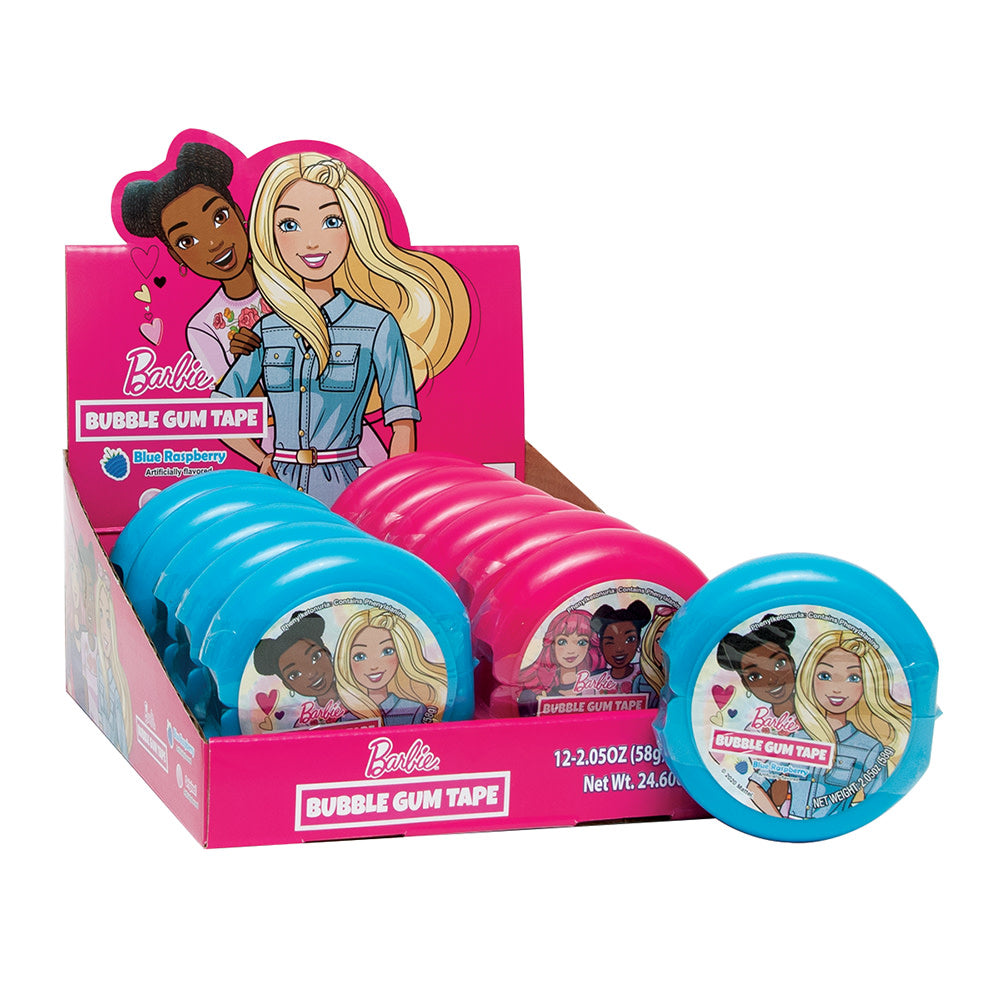 Barbie Blue Raspberry Bubble Gum Tape 58g - Shams Shopping Centre Barbie  