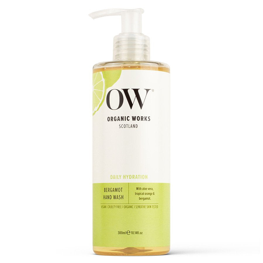 Organic Works Daily Hydration Bergamot Hand Wash 300ml - Shams Shopping Centre Organic Works  