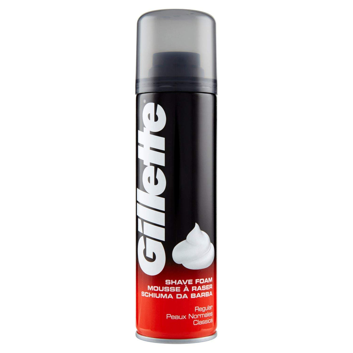 Gillette Shave Foam Regular 200ml - Shams Shopping Centre Gillette  