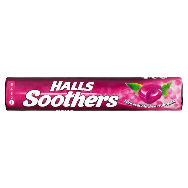 Halls Soothers Blackcurrant 43g - Shams Shopping Centre Halls  