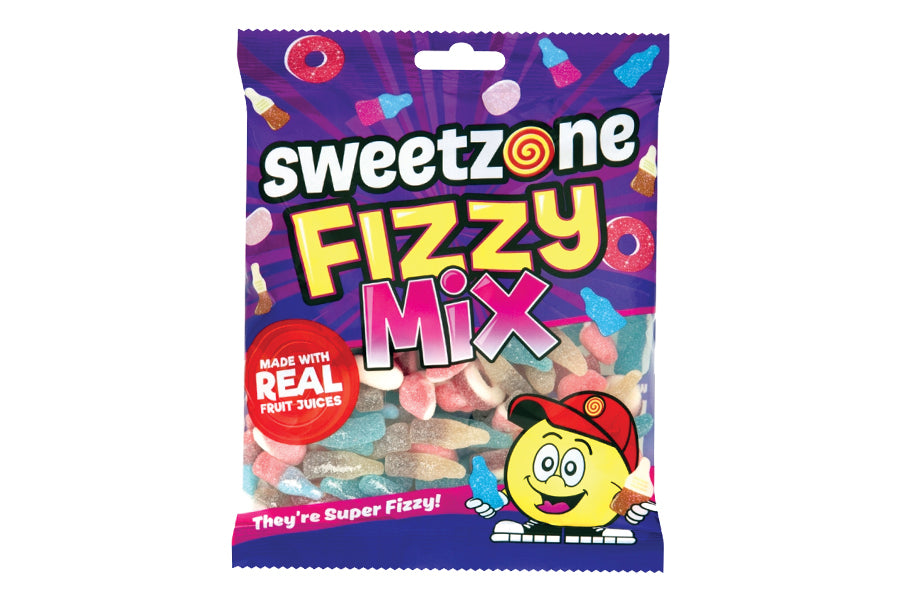 Sweetzone Fizzy Mix Jelly 90g - Shams Shopping Centre Sweet Zone  